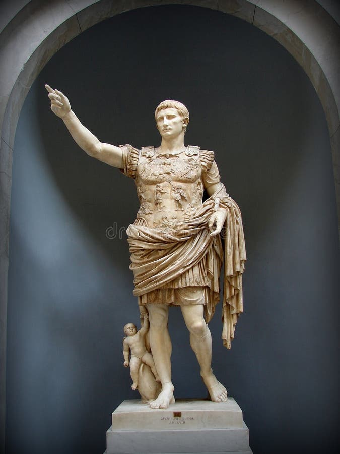 Augustus Prima Porta - του μουσείου Βατικάνου στοκ φωτογραφίες με δικαίωμα ελεύθερης χρήσης Augustus Prima Porta - του μουσείου Βατικάνου στοκ φωτογραφίες με δικαίωμα ελεύθερης χρήσης