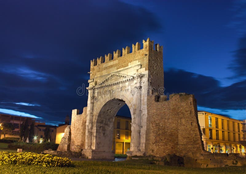 augustus rimini свода стоковые фото augustus rimini свода стоковые фото