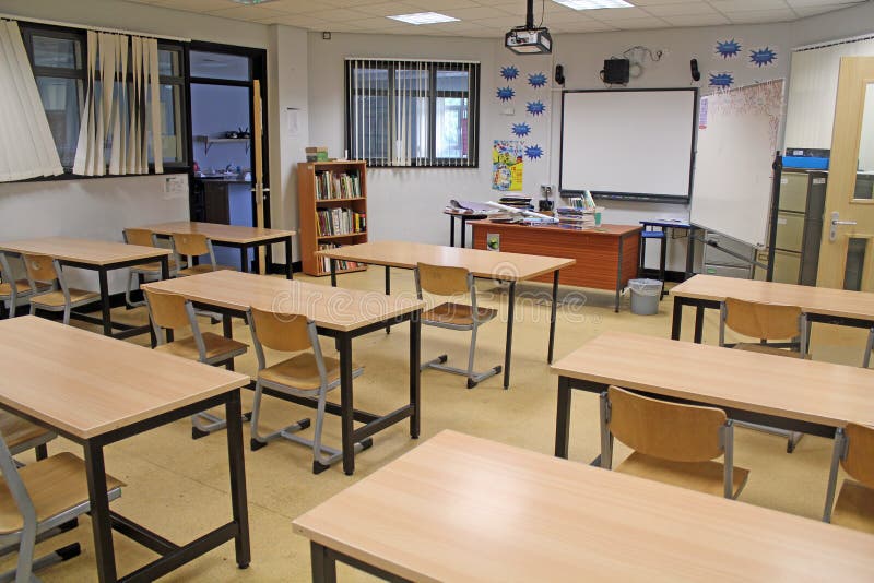Aula Scolastica fotografia stock