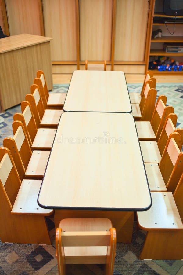 Aula vuota di asilo immagine stock libera da diritti Aula vuota di asilo immagine stock libera da diritti