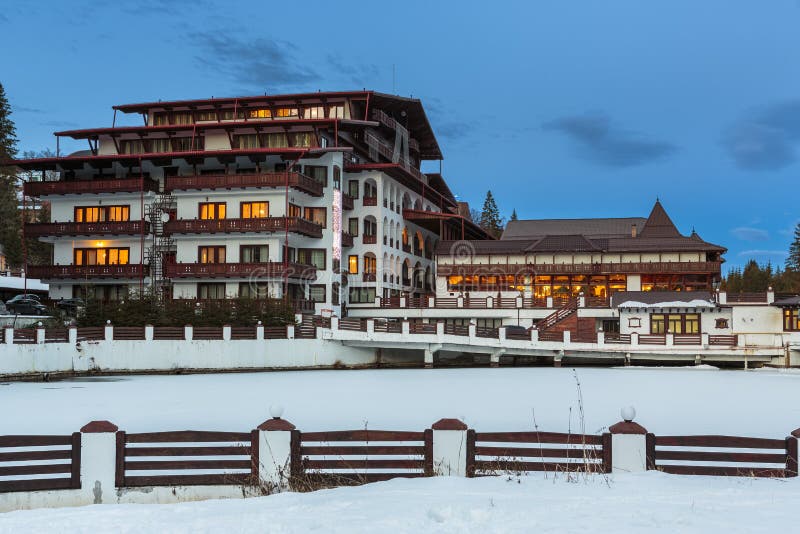 Aurelius Hotel, Poiana Brasov, Roumanie photographie stock Aurelius Hotel, Poiana Brasov, Roumanie photographie stock