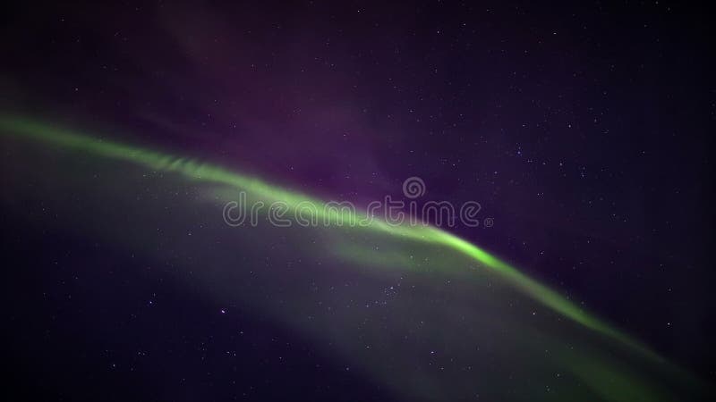 Aurora boreale sul cielo artico - Spitsbergen, le Svalbard