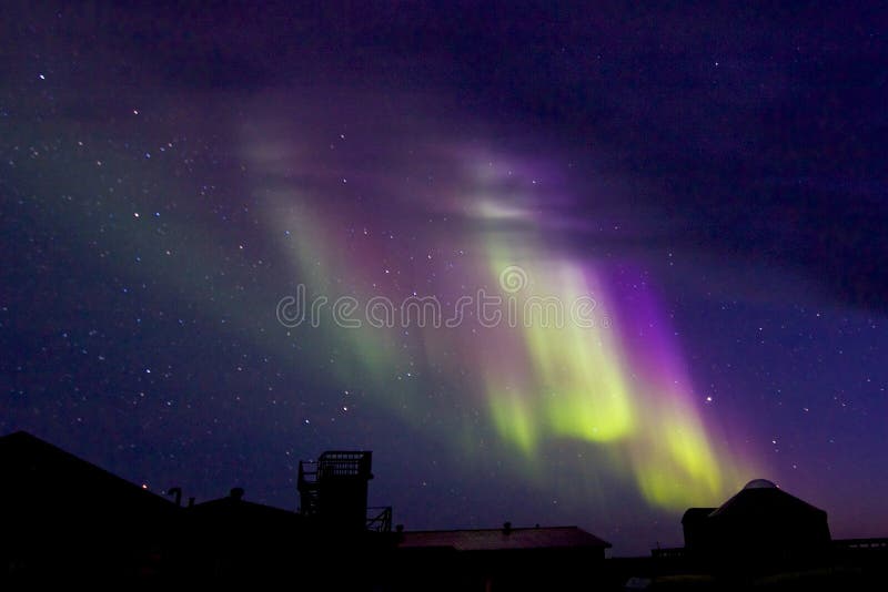 Aurora Borealis over the Lodge 1