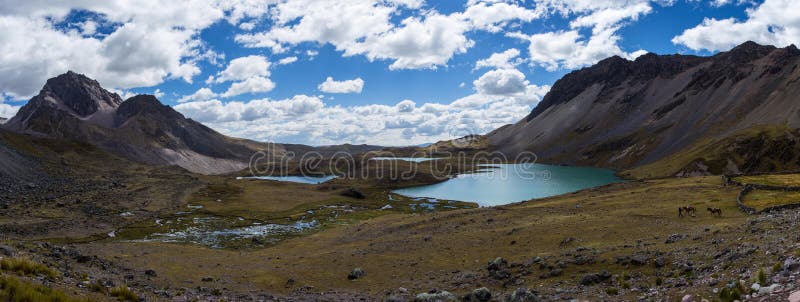 Ausangate Lakes royalty free stock image Ausangate Lakes royalty free stock image