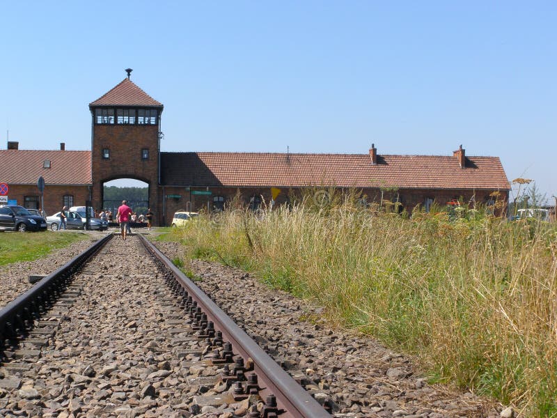 Auschwits the concentration camp in Poland royalty free stock photo Auschwits the concentration camp in Poland royalty free stock photo