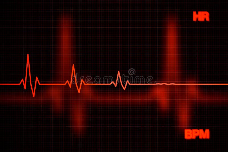 Ausfall-Herz Rate Graph Background stockfoto Ausfall-Herz Rate Graph Background stockfoto