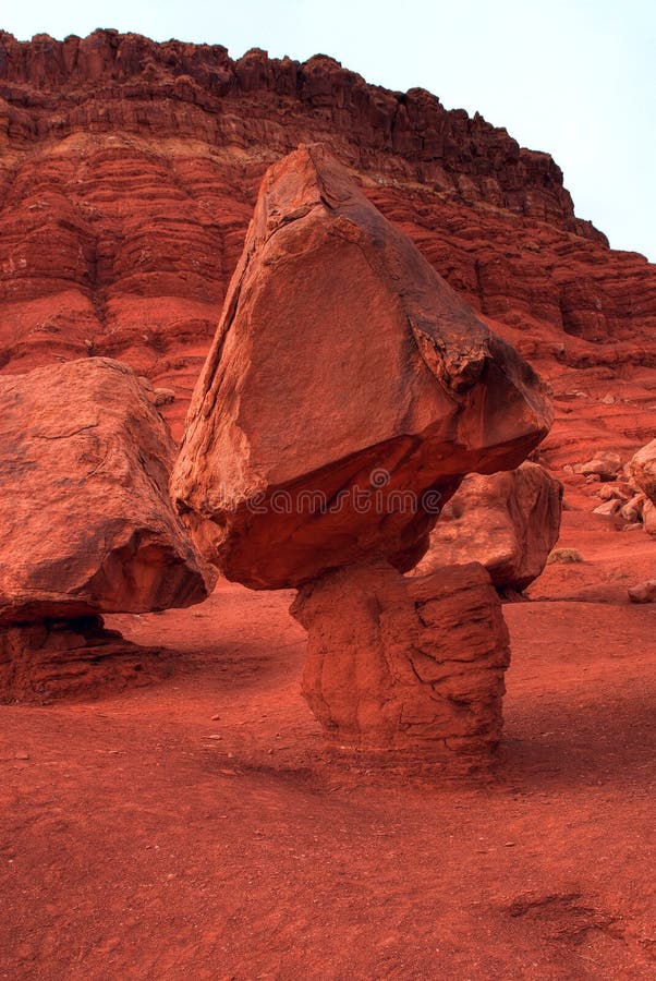 Eroded and balanced rocks in northern Arizona. Eroded and balanced rocks in northern Arizona