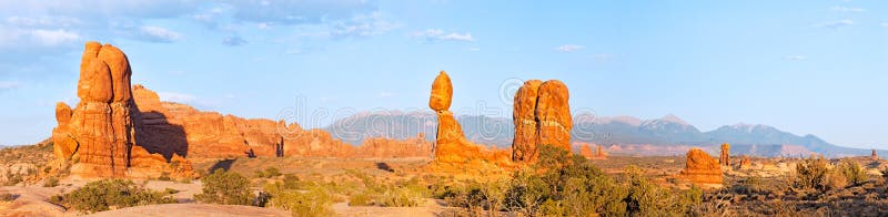 Balanced Rock catching day's last rays. Balanced Rock catching day's last rays.