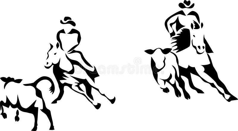 Stylized black and white vector illustration. Stylized black and white vector illustration