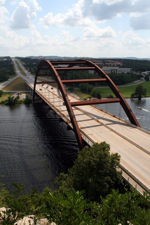 Austin 360 Bridge stock image. Image of lake, drive, bridge 1210601