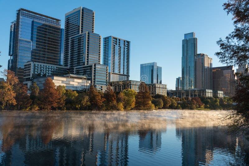 Austin Texas on a Cold Morning