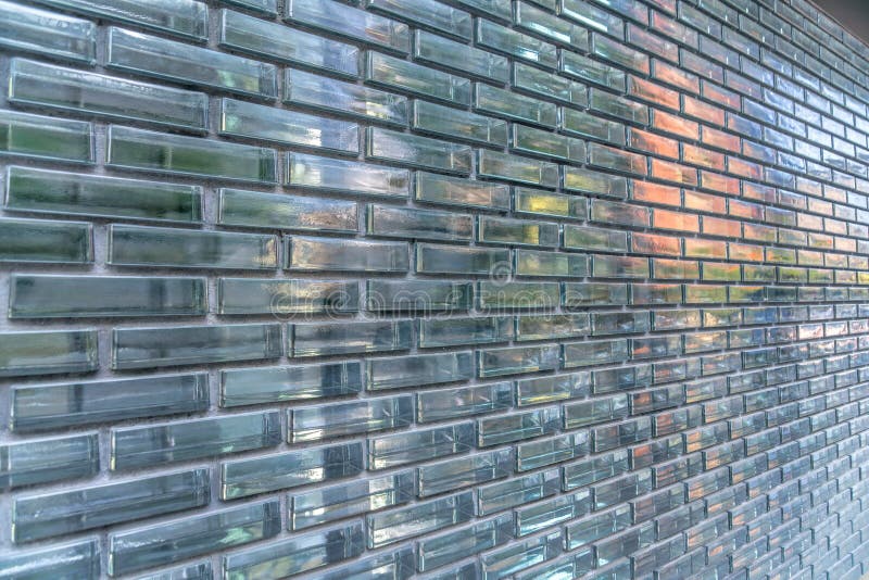 Austin Texas Reflective Glass Bricks Wall Exterior Stock Image Austin Texas Reflective Glass Bricks Wall Exterior Stock Image