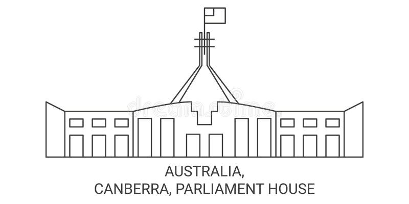 australian parliament house clipart with trees