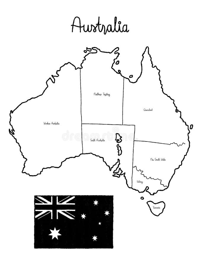Australia flag art stock vector. Illustration of digital - 7495034