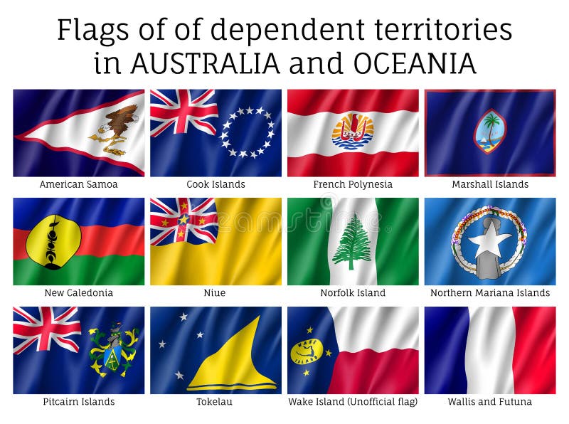 Australia i Oceania flaga ilustracja wektor Australia i Oceania flaga ilustracja wektor