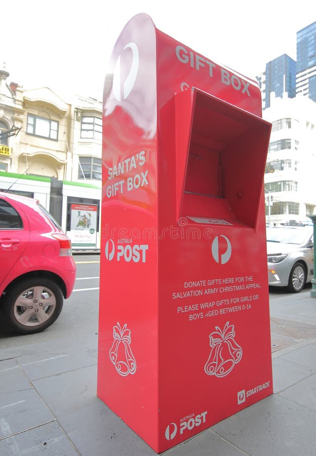 Australia Post Christmas Gift Box Donation Box Melbourne Australia