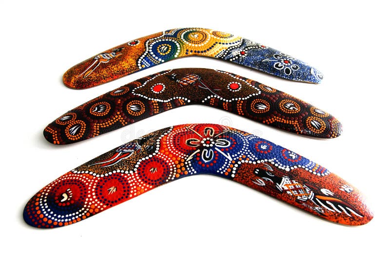 Australian boomerang stock photo. Image of indigenous 14046996