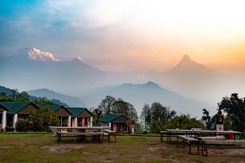 The Australian Camp, Pokhara, Nepal Stock Image - Image of scenic ...