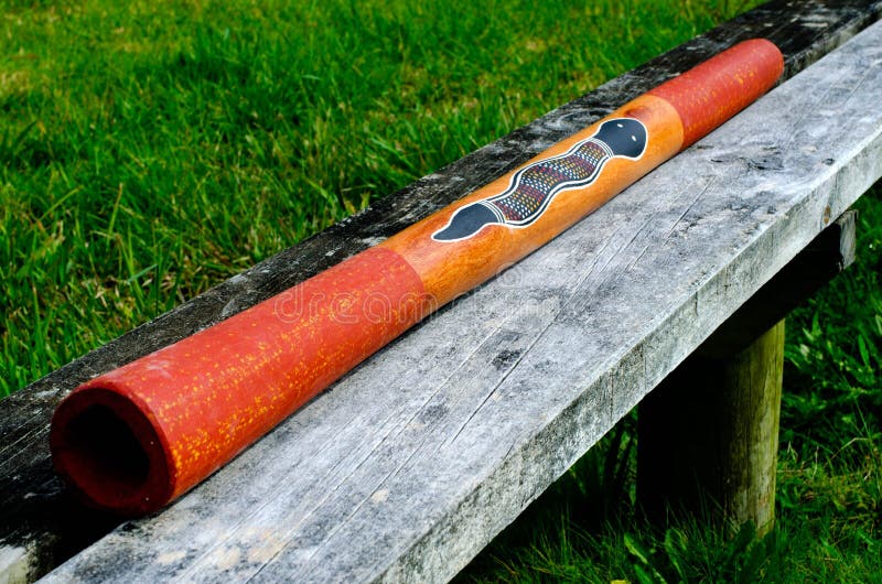 Didgeridoo stock Image australian, instrument - 34587508