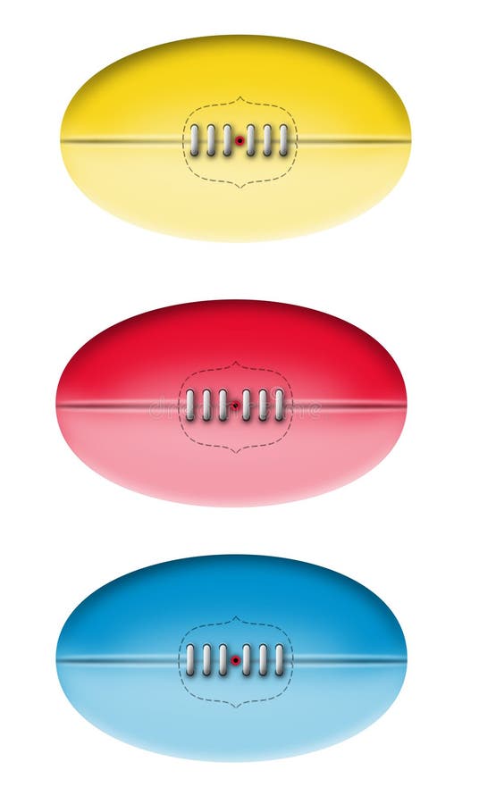 Australian football aussie rules stock illustration Australian football aussie rules stock illustration