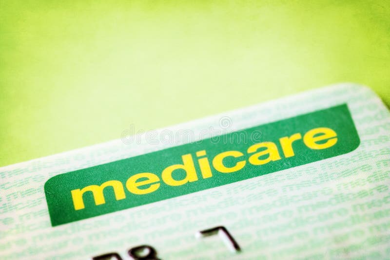 Australian Medicare Card royalty free stock photography
