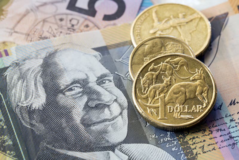 Australian Money Background royalty free stock image