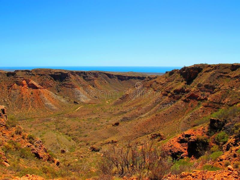 Australian outback scenery royalty free stock photos