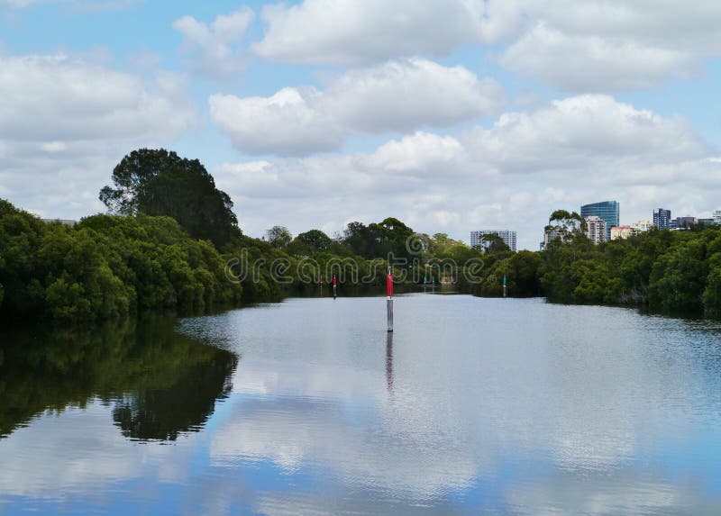 The Australian Parramatta river