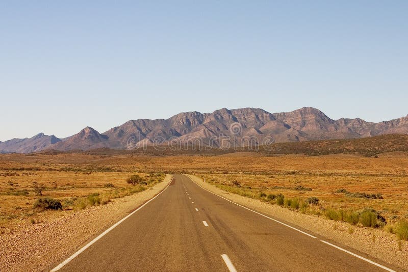 Australian Road stock image