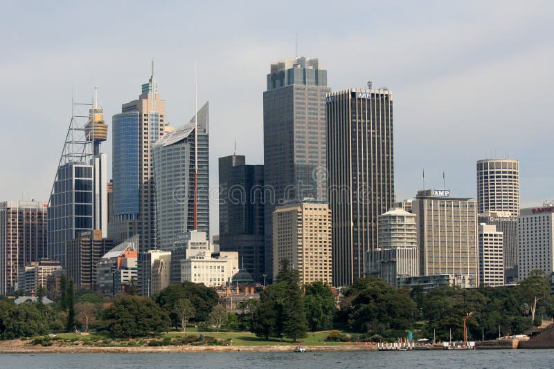 The skyline in Sydney City, Australia. The skyline in Sydney City, Australia