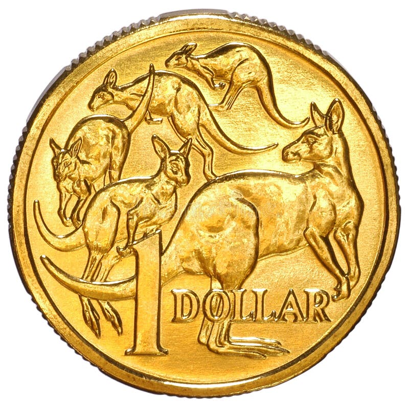 Australien une pièce de monnaie du dollar