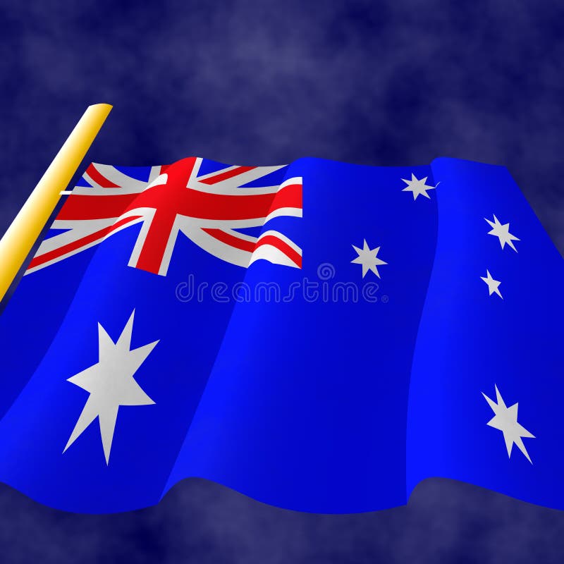 australijski flagę ilustracja wektor australijski flagę ilustracja wektor