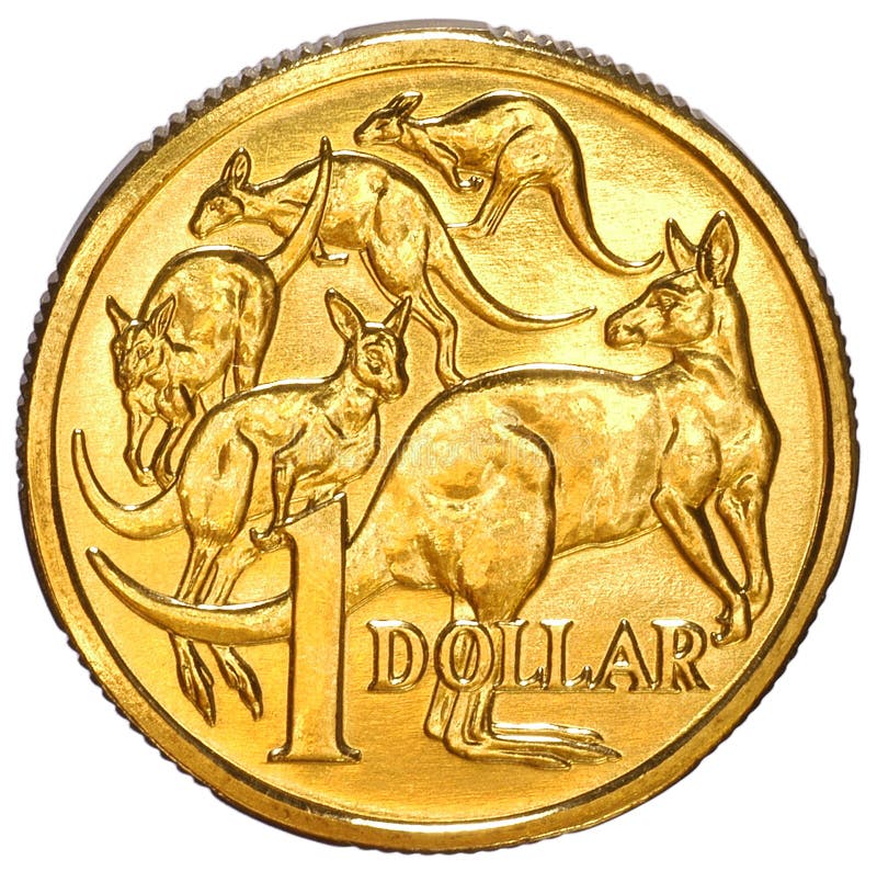 Australische het Muntstuk van de Dollar Australische het Muntstuk van de Dollar