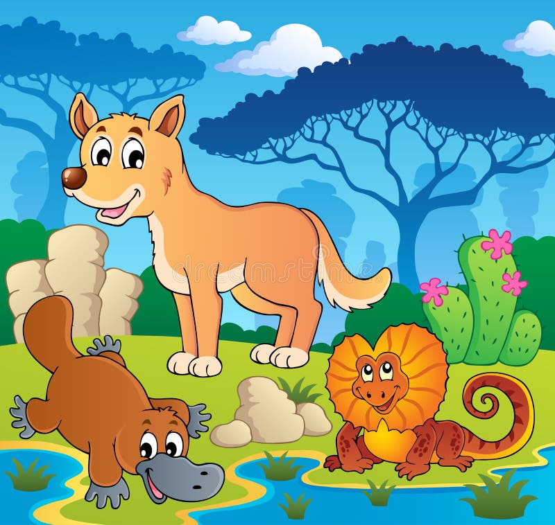 Australian animals theme 2 - vector illustration. Australian animals theme 2 - vector illustration.