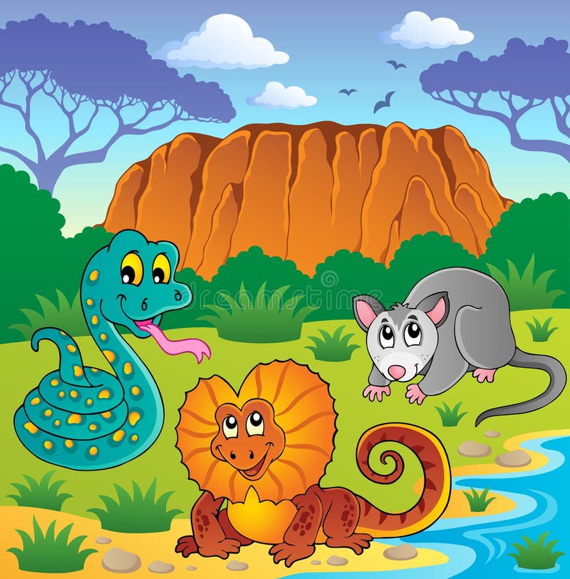 Australian animals theme 6 - vector illustration. Australian animals theme 6 - vector illustration.