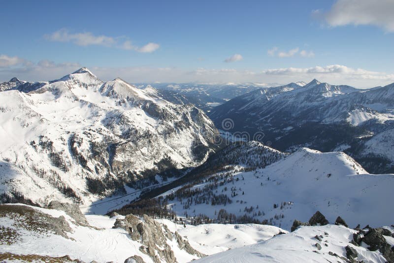 Austria - snowy mountains