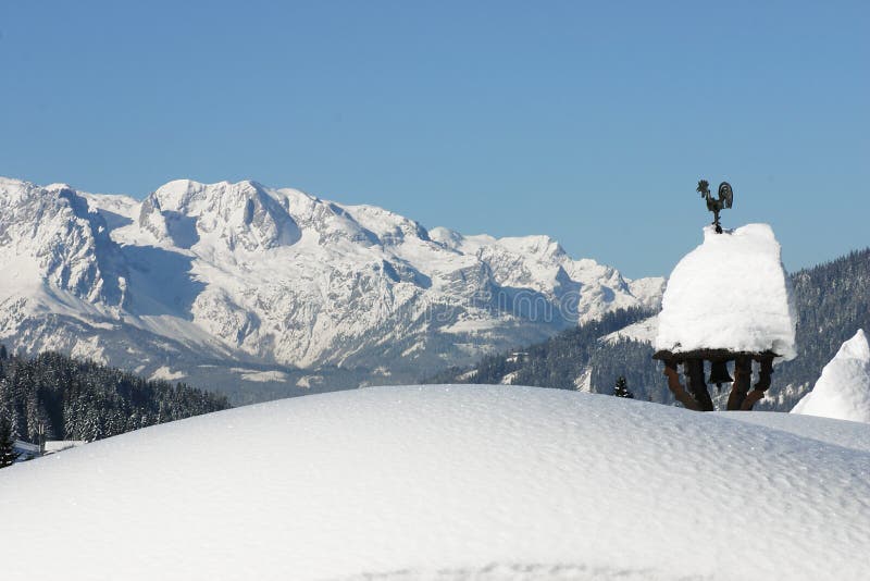 Austria - snowy mountains