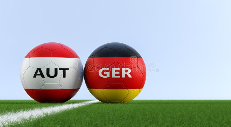 Austria Vs. Germany Soccer Match - Soccer Balls in Austria and German