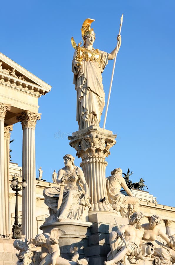 Austrian Parliament in Vienna, Austria