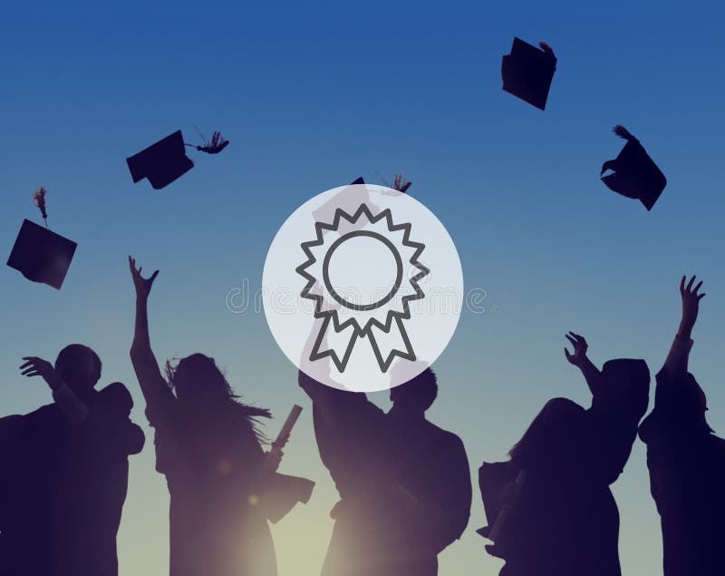 Ausweis-Belohnungs-Preis VIctory Success Achievement Concept lizenzfreies stockbild Ausweis-Belohnungs-Preis VIctory Success Achievement Concept lizenzfreies stockbild