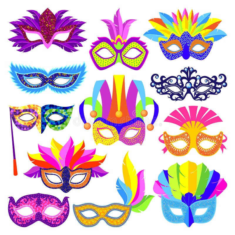 Authentic Handmade Venetian Painted Carnival Face Masks Party ...