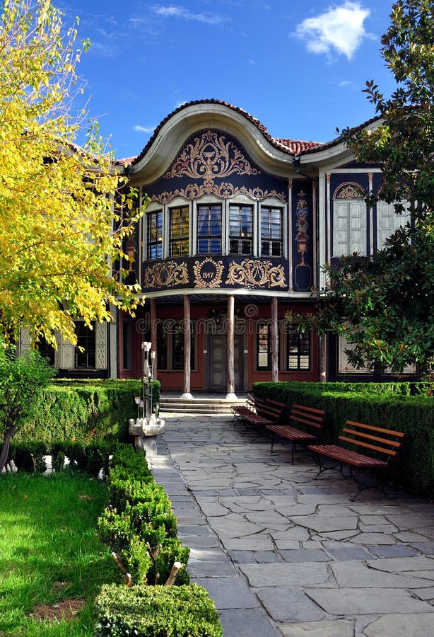 House in Old Plovdiv stock image. Image of famous, plovdiv 23217645