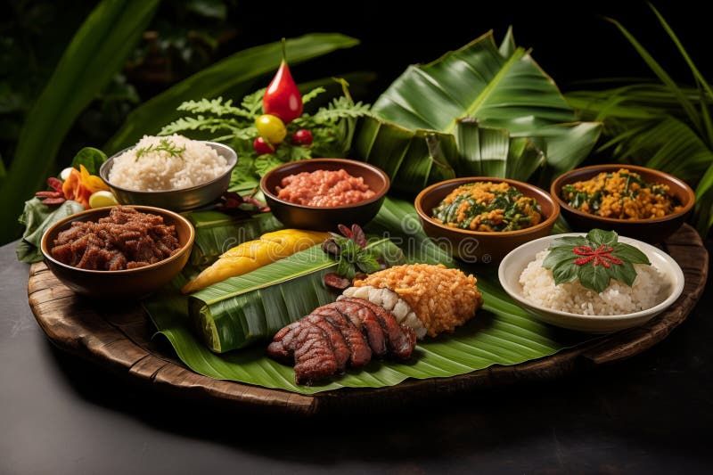 Authentic Thai Traditional Meal Food Stock Photo - Image of ingredient