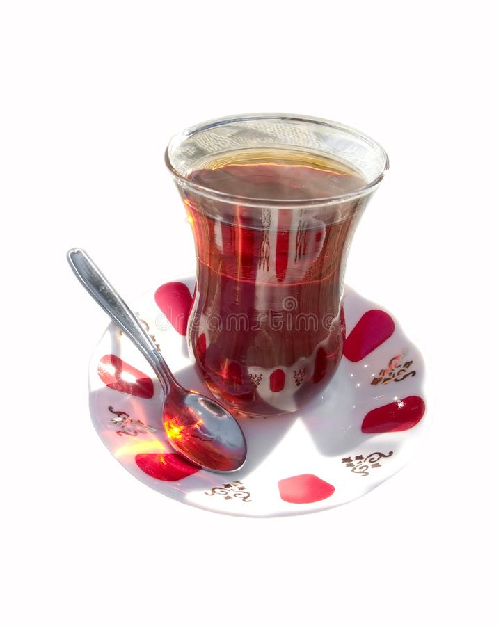 Authentic Turkish tea set stock photo. Image of still 3427226