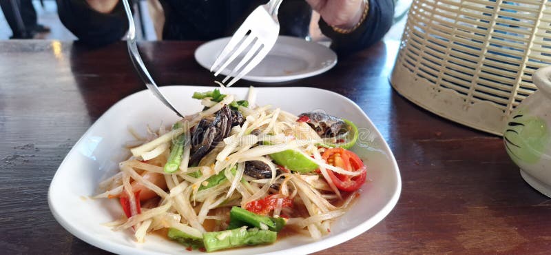 Authentiek Thais eten stock foto