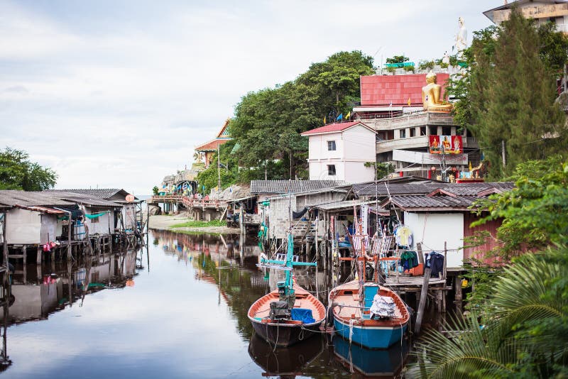 Authentiek Thais landschap royalty-vrije stock afbeelding