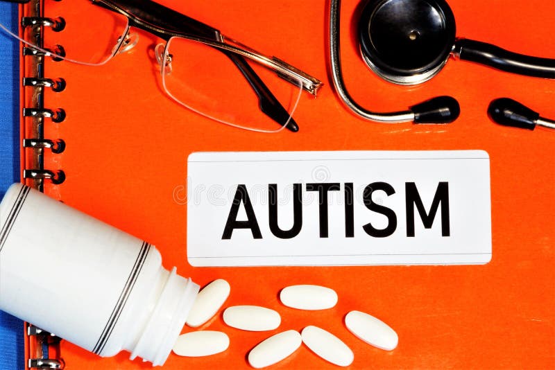 Autism - Kanner syndrome, disorders of brain development, mental development disorder, severe deficit of emotional manifestations. And communication sphere royalty free stock image Autism - Kanner syndrome, disorders of brain development, mental development disorder, severe deficit of emotional manifestations. And communication sphere royalty free stock image
