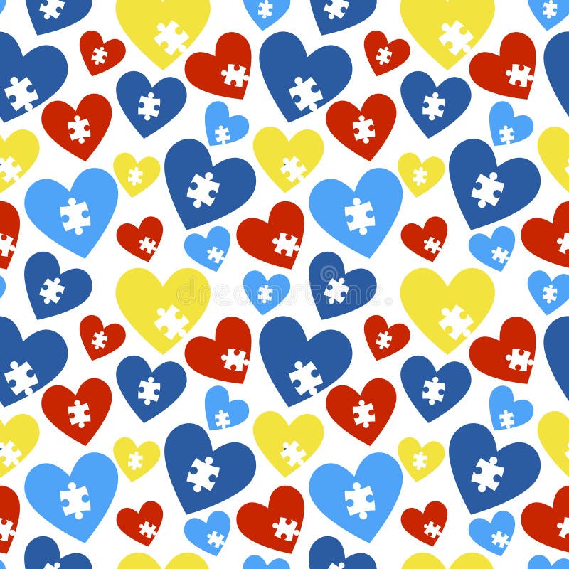 Colorful pattern design created for autism awareness. Colorful pattern design created for autism awareness