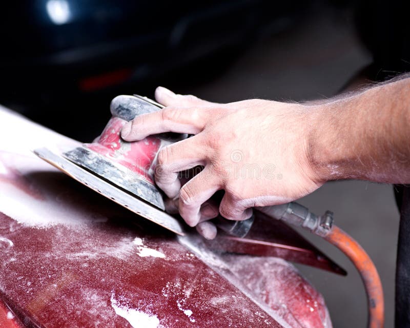 Auto body work stock photo. Image of shop, door, industrial 77374704