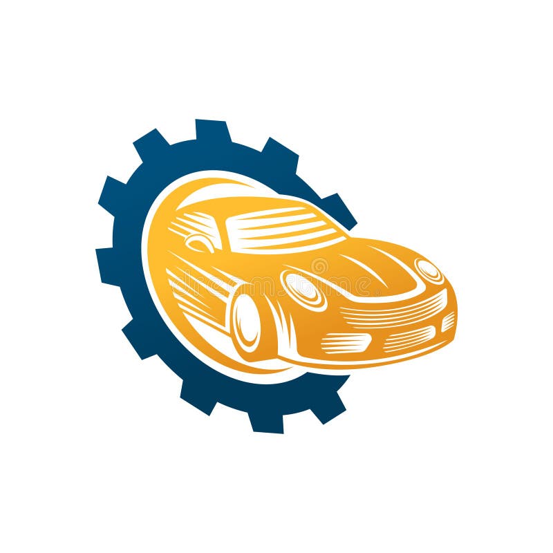 Auto Car Service Logo Icon Vector Illustration Template. Modern Car ...
